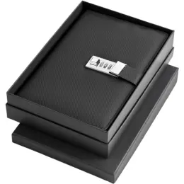 Alex Varga Chapman Code-Lock Hard Cover Notebook Gift Box Open